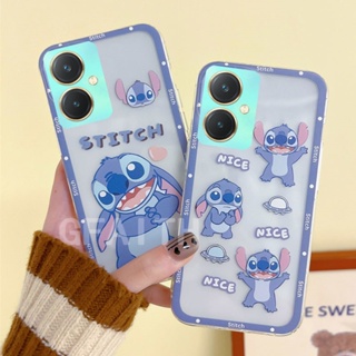 พร้อมส่ง เคสโทรศัพท์มือถือใส แบบนิ่ม ลายการ์ตูน Stitch กันกระแทก ป้องกันกล้อง สําหรับ VIVO Y27 Y36 Y78 4G 5G Y02t Y02A 2023 Y27 Y36 Y78