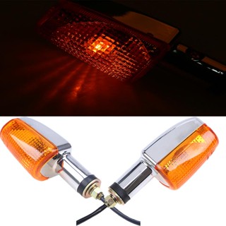 【Hot Style】ไฟเลี้ยว LED 12V โครเมี่ยม สําหรับรถจักรยานยนต์ พร้อมส่ง