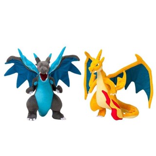 ตุ๊กตาโปเกม่อน Charizard XY Super mega Little Fire Dragon สีฟ้า สีเหลือง คุณภาพสูง ของเล่นสําหรับเด็ก