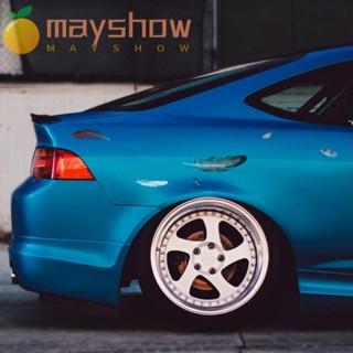 Mayshow สติกเกอร์ติดรถยนต์ ลายขนนกน่ารัก สร้างสรรค์ สําหรับตกแต่งประตูรถยนต์