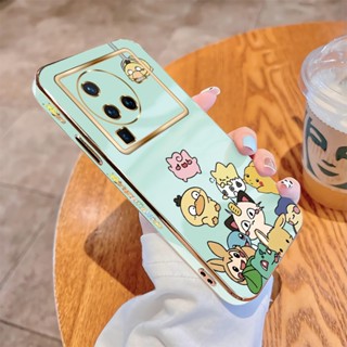 เคสโทรศัพท์มือถือแบบนิ่ม TPU กันกระแทก ลายตุ๊กตา Baokemeng หรูหรา สําหรับ Vivo X9 X9S X60 X70 X80 Pro 5G