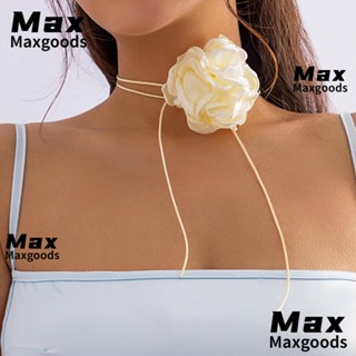 Maxg สร้อยคอโชคเกอร์ เชือกยาว หรูหรา เครื่องประดับ 2023