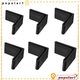 Popular ปลอกยางป้องกันรอย รูปตัว L สําหรับวางเท้า 4 ชิ้น