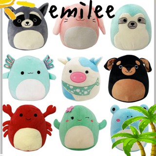 Emilee หมอนตุ๊กตานุ่ม รูปการ์ตูนสัตว์ Squishmallow ขนาด 20-25 ซม. สําหรับเด็ก