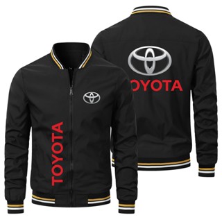 TOYOTA LOGO baseball uniform Highlander CAMRY Yaris RAV4 Crown COROLLA LAND CRUISER PRADO SIENNA outdoor driving zipper thin sports windproof jacket