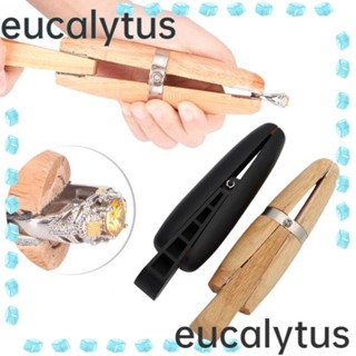 Eucalytus1 คลิปหนีบไม้ แบบพกพา สําหรับทําเครื่องประดับ แหวน DIY