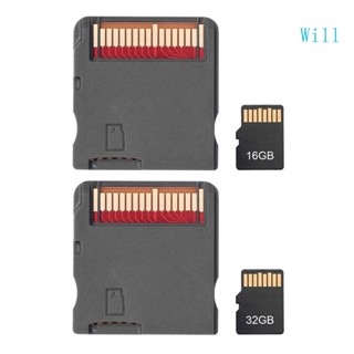 R4 WOOD Game Memory Card Flashcard Adapter for NDS MD GB GBC for FC PCE with TF