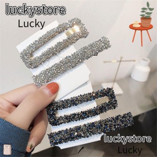 Lucky 2 ชิ้น / เซต คริสตัล กิ๊บติดผม แฟชั่น เครื่องประดับผม ที่คาดผม ปิ่นปักผม