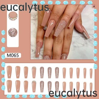 Eucalytus1 เล็บปลอม แบบกด DIY 24 ชิ้น