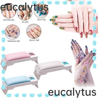 Eucalytus1 หมอนรองมือ โคมไฟ UV ทําความสะอาดง่าย สําหรับเครื่องเป่าเล็บ