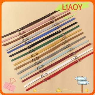 Liaoy สายคล้องกระเป๋า หนัง PU ถอดได้ แบบเปลี่ยน DIY