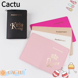 Cactu กระเป๋าใส่หนังสือเดินทาง บัตรเครดิต หนัง PU แฟชั่น