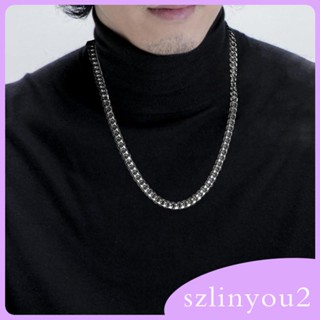 [szlinyou2] สร้อยคอโซ่ สไตล์พังก์ ฮิปฮอป ของขวัญ สําหรับผู้ชาย ปาร์ตี้