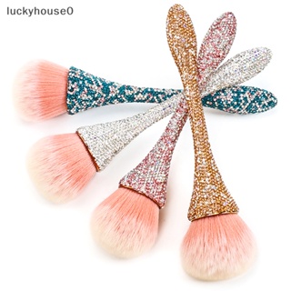 Luckyhouse0^^ แปรงปัดฝุ่น ขอบไขว้ ขนาดเล็ก สําหรับตกแต่งเล็บ