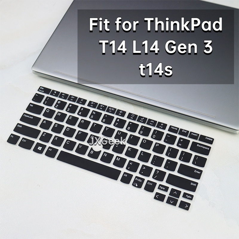 ตัวป้องกันคีย์บอร์ด Lenovo Thinkpad T14 X1 Carbon 2022 Thinkpad L14 14 นิ้วฝาครอบคีย์บอร์ดซิลิโคนเคสคีย์บอร์ดกันน้ํากันฝุ่น