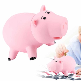 Toy Story 4 Hamm Piggy Bank Pink Pig Coin Box Save Money PVC Action Figures Model Dolls Collections Toys Children Birthday Gift
