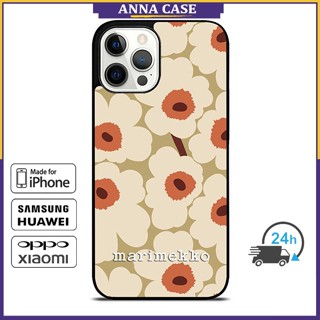 เคสโทรศัพท์มือถือ ลาย Marimekko สําหรับ iPhone 14 Pro Max 13 Pro Max Samsung Galaxy Note10+ S21Ultra 14