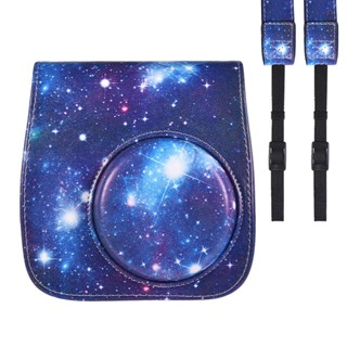Funygame เคสกระเป๋าใส่กล้อง หนัง PU พร้อมสายคล้อง สําหรับ Fujifilm Instax Mini 8+ 8s 8 9