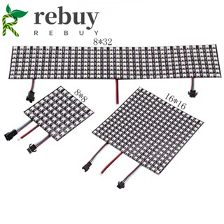 Rebuy แผงไฟ LED DC5V RGB พร้อมแผงวงจรรวม WS2812B WS2812