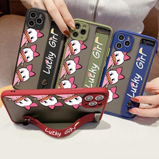 Realme C25 C25S C15 C12 C11 C2 C3 XT Pro 2 3 2021 เคสเรียวมี สำหรับ Case Cute Duck เคส เคสโทรศัพท์ เคสมือถือ Wristband Clear Cases