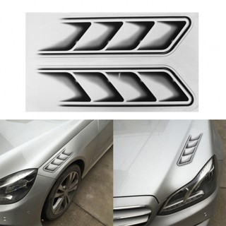 ⚡NEW 8⚡Waterproof Auto Vent Air Flow Stickers for Cars Universal Fit 2pcs/Set