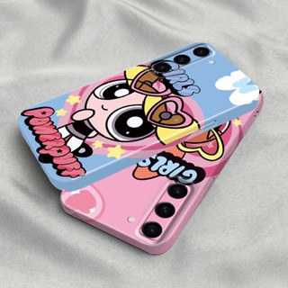 เคสโทรศัพท์มือถือ PC แบบแข็ง ลาย The Powerpuff Girls สไตล์เกาหลี สําหรับ Samsung Galaxy S23 Plus Ultra S22 S21 S20 FE Note9 Note 10 Plus Pro