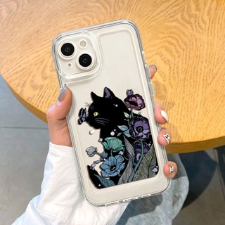 เคสโทรศัพท์มือถือ ซิลิโคนนุ่ม ใส ลาย Street Wear สําหรับ iPhone 13 QYJS 12 11 xsmax x xr 7 8plus 14pro 13promax 11 14 xr 12pro