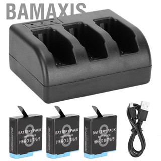 Bamaxis Rechargeable  Station ABS Slots  for GoPro HERO 2018 Travel Hiking 8/7/6/5