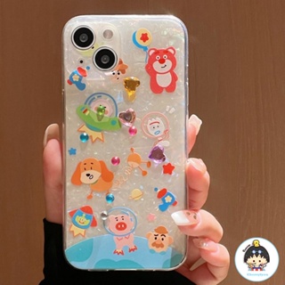 เคสโทรศัพท์มือถือ TPU นิ่ม กันกระแทก กันฝุ่น ลายการ์ตูน Toy Story น่ารัก สําหรับ iPhone 11 12 13 14 Pro Max