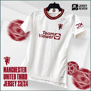 เสื้อยืดแขนสั้น ลายทีมชาติฟุตบอล United Away SY3 2023-24 M พลัสไซซ์ สําหรับผู้ชาย และผู้หญิง YS3