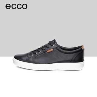 【Soft.7】ecco รองเท้าหนังวัวแท้ กันลื่น สําหรับผู้ชาย 430004 Cnty