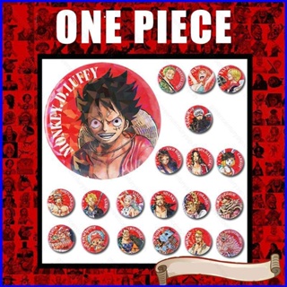 เข็มกลัด จี้การ์ตูนอนิเมะ ONE PIECE GP1 Luffy Zoro Nami Sanji Pins PG1 สําหรับเก็บสะสม