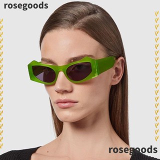 Rosegoods1 แว่นกันแดด ทรงตาแมว สไตล์พังก์ วินเทจ