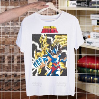 เสื้อยืดแขนสั้น พิมพ์ลายการ์ตูนอนิเมะ Saint Seiya Manga Phoenix สไตล์ฮิปฮอป สําหรับผู้ชาย