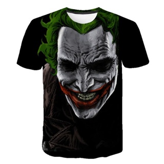 เสื้อยืด พิมพ์ลาย Joker Face สําหรับผู้ชาย