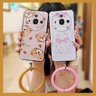 creative soft case Phone Case For ZTE-Nubia Z50S Pro protective personality Anti-knock bracelet youth Cartoon solid color ring