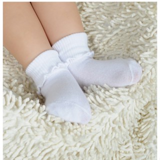 Sweet Baby Socks Cotton Ruffles Ankle Length infant Calcetines Clearance sale