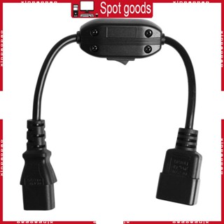 Xi สายต่อขยายพาวเวอร์ซัพพลาย IEC 320 90 องศา C13 ตัวเมีย เป็น C14 ตัวผู้ PDU ขนาด 30 ซม. สําหรับคอมพิวเตอร์ LED HDTV มอนิเตอร์ และสแกนเนอร์