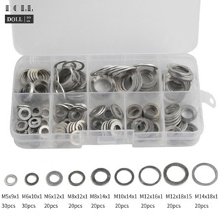 ⭐24H SHIPING ⭐Assorted Gaskets Corrosion-resistant Fittings Flat Gaskets Kit Metal Set