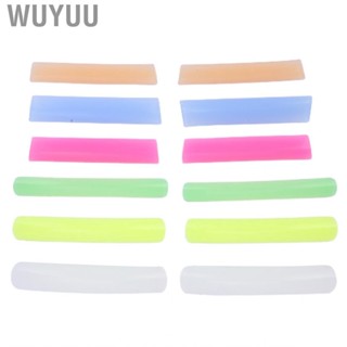 Wuyuu 6 Pairs Reusable Eyelash Perming Pad Colorful Silicone Perm Lift Makeup Tool W