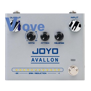 Joyo R-19 แป้นเหยียบกีตาร์ 3 ลูกบิด สําหรับกีตาร์ เบส