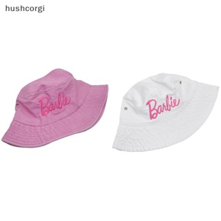 [hushcorgi] หมวกบังแดดลําลอง ปักลายตัวอักษร Barbie Y2K เหมาะกับฤดูร้อน สําหรับผู้หญิง พร้อมส่ง