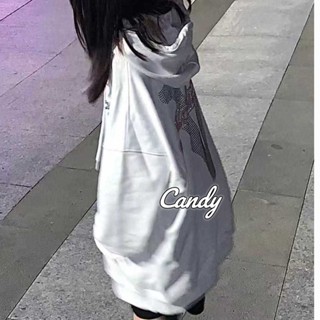 Candy Kids  เสื้อผ้าผู้ญิง แขนยาว เสื้อฮู้ด คลุมหญิง สไตล์เกาหลี แฟชั่น  สวยงาม คุณภาพสูง Comfortable Unique A28J16H 36Z230909