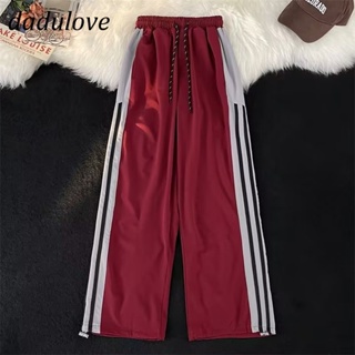 DaDulove💕 New American Ins High Street Retro Casual Pants Niche High Waist Wide Leg Pants Large Size Trousers