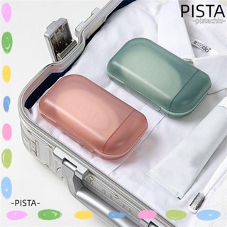 Pista กล่องใส่สบู่ พร้อมฝาปิด ทนทาน พกพาง่าย สําหรับตกแต่งบ้าน