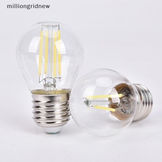 [milliongridnew] หลอดไฟสปอตไลท์ LED 2W 4W 6W E27 COB G45 WQL