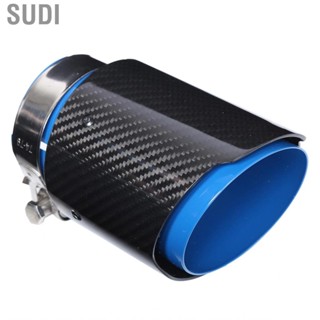 Sudi Car Exhaust Tube 80‑101mm Single Outlet Tip for Universal Automobiles