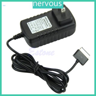 Nerv อะแดปเตอร์ชาร์จไฟ 15V AC ปลั๊ก EU ทนทาน สําหรับแล็ปท็อป Eee Pad Transformer TF201 TF101 TF300