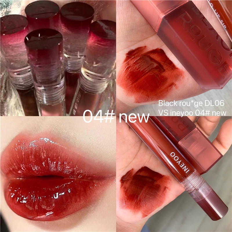 Abpopa ineyoo®ลิปกลอส ลิปทินท์ นู้ด นุ่ม กันน้ํา PXMJ