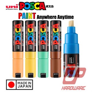 Uni POSCA PC-8K ปากกาเพ้นท์ (ปลายกว้าง)